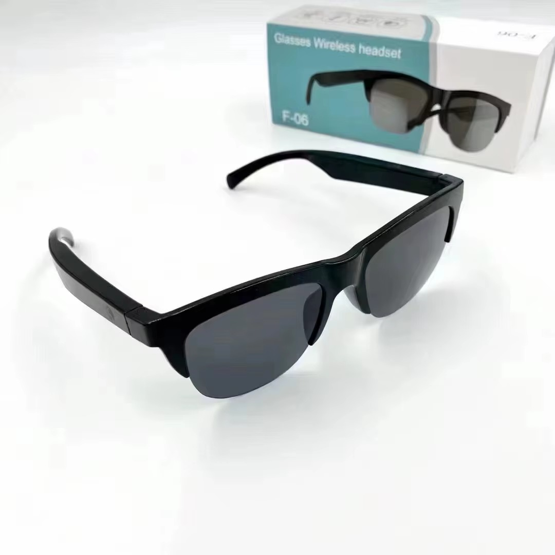 F06 Smart Bluetooth Audio Sunglasses – Waterproof Wireless Stereo Headphones for Sports & Riding