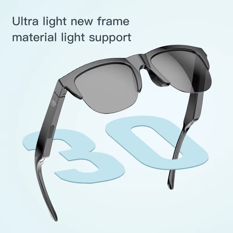 F06 Smart Bluetooth Audio Sunglasses – Waterproof Wireless Stereo Headphones for Sports & Riding