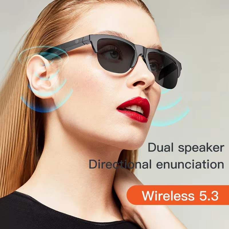 F06 Smart Bluetooth Audio Sunglasses – Waterproof Wireless Stereo Headphones for Sports & Riding